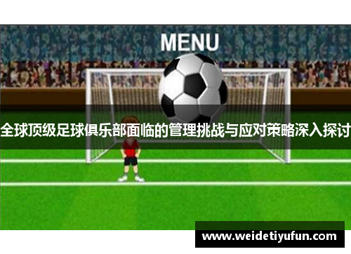 全球顶级足球俱乐部面临的管理挑战与应对策略深入探讨